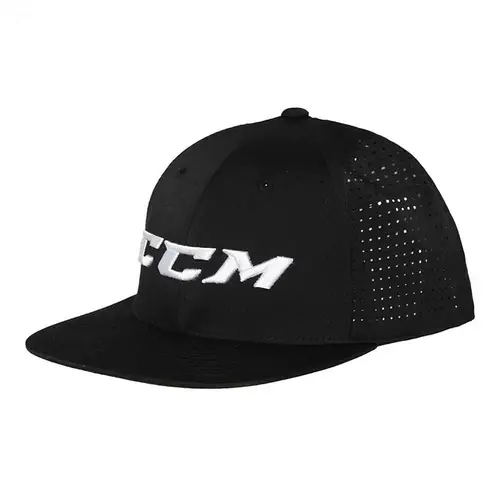Кепка CCM Big Logo Flat Brim Cap, SR, цвет nvy