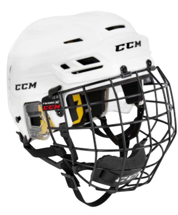 Хоккейный шлем CCM Tacks 210 Combo Белый