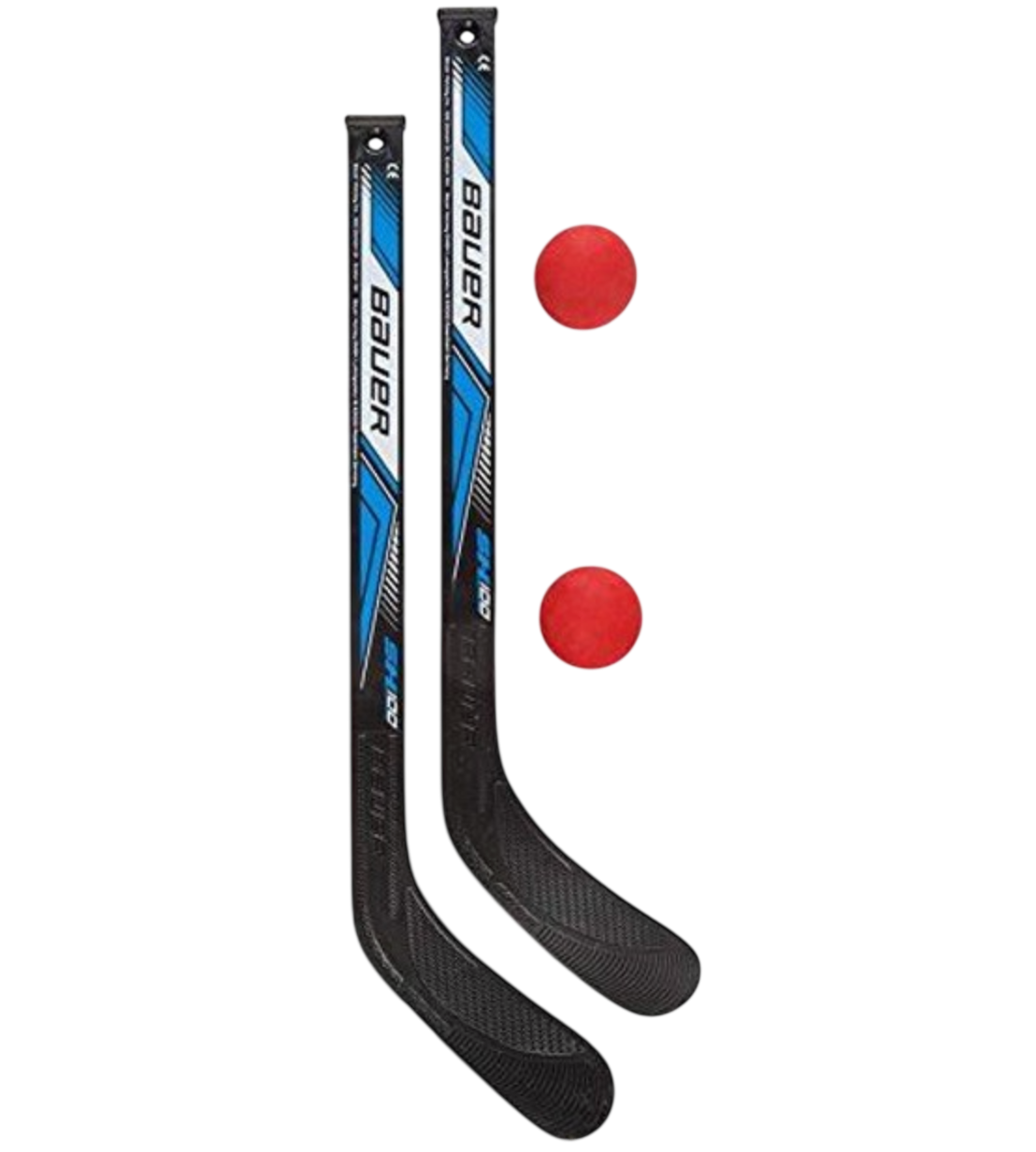 Bauer Mini stick набор из 2 хоккейных клюшек и 2х мячей