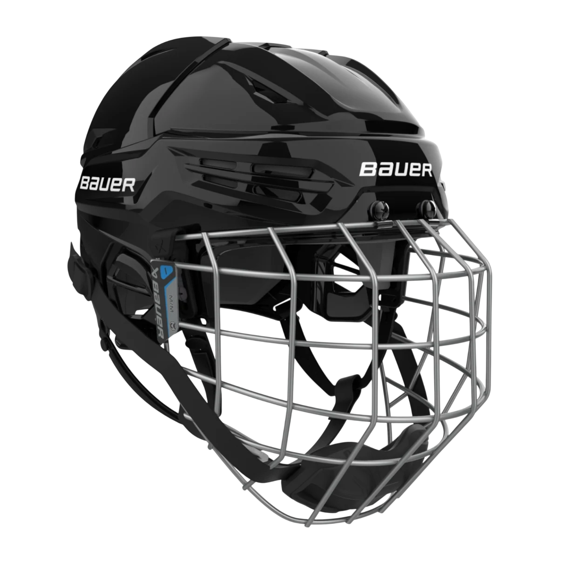 Хоккейный шлем Bauer Re-akt 55 Grid Combo - Черный 